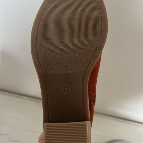 Universal Thread Malby Low Shaft Heeled Boots Rust Women's 6.5 - Picture 8 of 8
